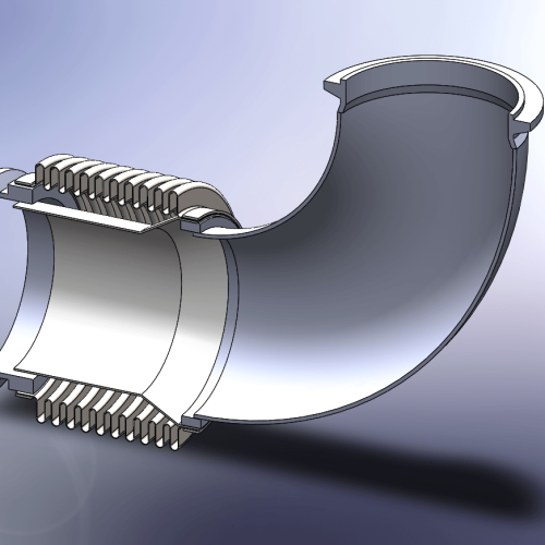 Réalisation compensateur de dilatation par ProSept en Vendée, conception et la fabrication des compensateurs de dilatation et des tuyaux flexibles métalliques