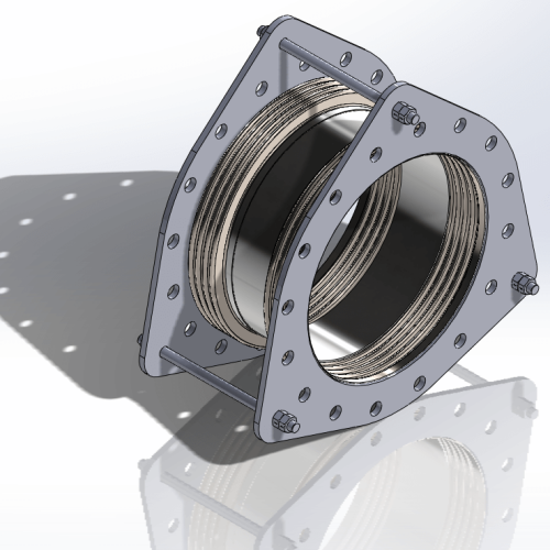 Réalisation compensateur de dilatation par ProSept en Vendée, conception et la fabrication des compensateurs de dilatation et des tuyaux flexibles métalliques